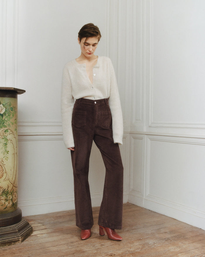 THE NEW SOCIETY | INES WOMAN PANT - ROAST