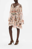 CAMILLA | Rose Garden Revolution A-Line Gathered Panel Dress With Lace