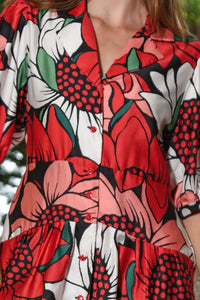 CURATE | SHAPE UP DRESS - MIXED SPOT FLORAL