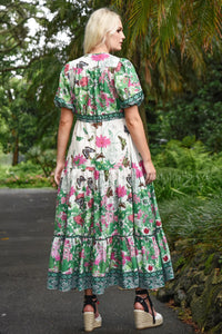 CURATE | THINGS I LOVE DRESS - FLORAL BORDER