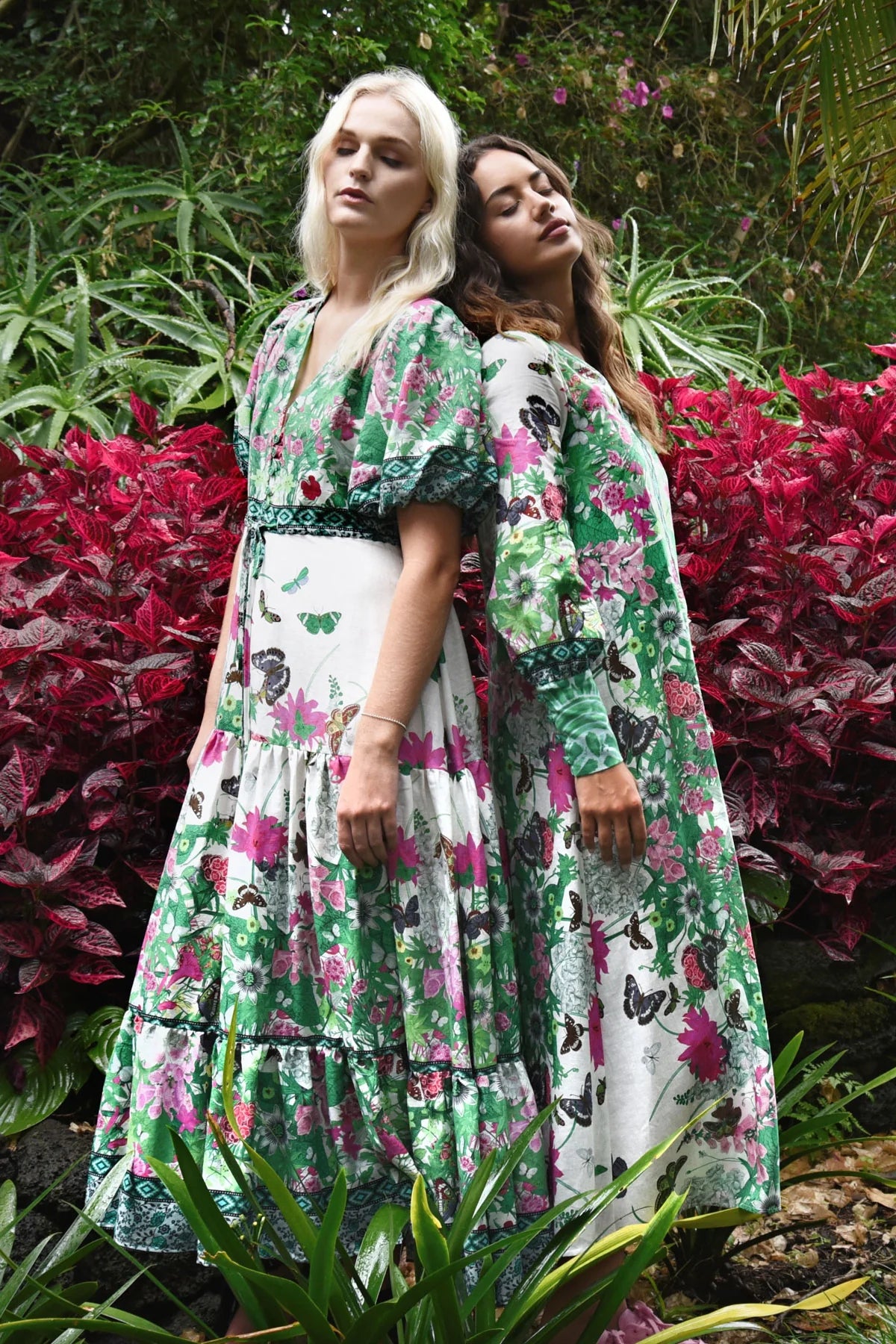 CURATE | THINGS I LOVE DRESS - FLORAL BORDER