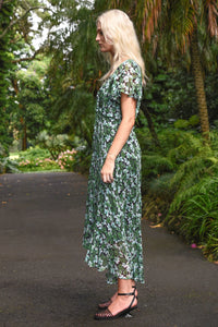 CURATE | IT'S A NEW DAY DRESS - GREEN FLORAL