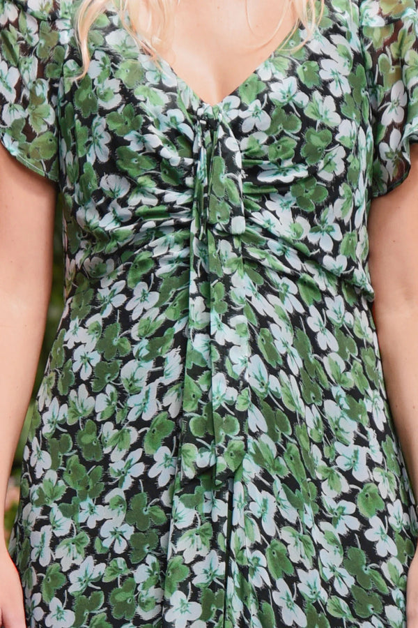 CURATE | IT'S A NEW DAY DRESS - GREEN FLORAL