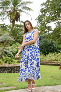 CURATE | SMOOTH RIDE DRESS - BLUE TILE