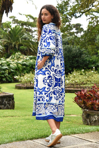 CURATE | NOW AND THEN DRESS - BLUE TILE