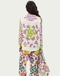 ME369 | Isabel Printed Shirt - Markers 126L31200