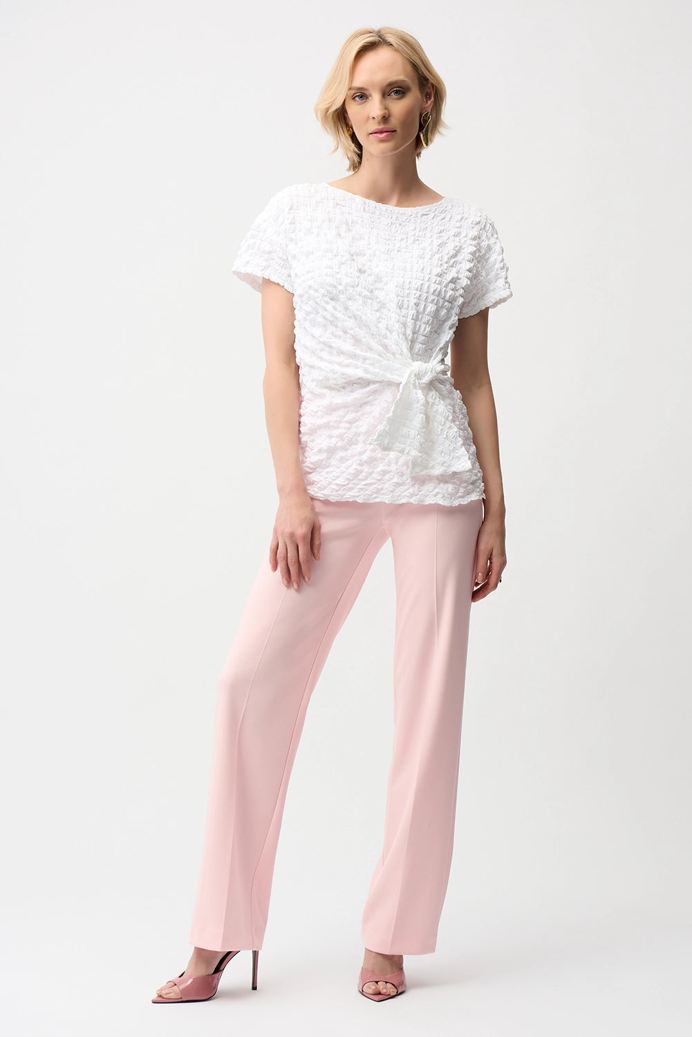 Joseph Ribkoff | Classic Wide Leg Pants - Petal Pink 153088S26