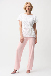 Joseph Ribkoff | Classic Wide Leg Pants - Petal Pink 153088S26