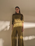 MOS MOSH | Dedra Stripe Knit Green