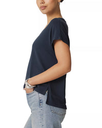 Splendid | Amaya V Neck Top - Mood Indigo