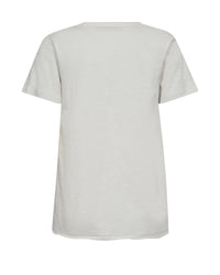 Mos Mosh | Nadine O-SS Deco Tee - Ecru 171110