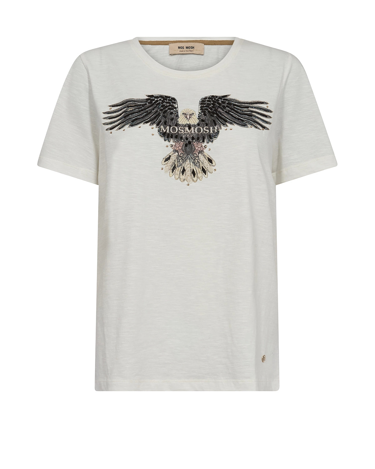 MOS MOSH | KYLAH O-SS DECO TEE - ECRU 172630