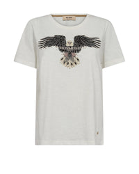 MOS MOSH | KYLAH O-SS DECO TEE - ECRU 172630