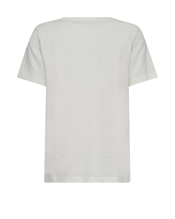 MOS MOSH | KYLAH O-SS DECO TEE - ECRU 172630