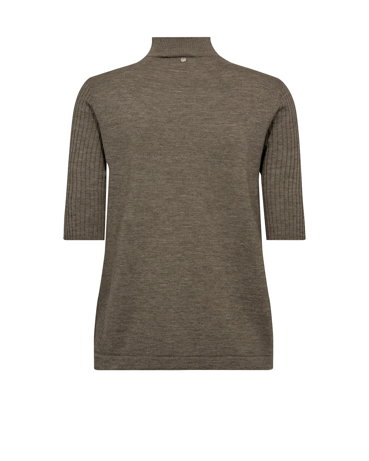 Mos Mosh | Relena Turtleneck SS Knit - Falcon 173100