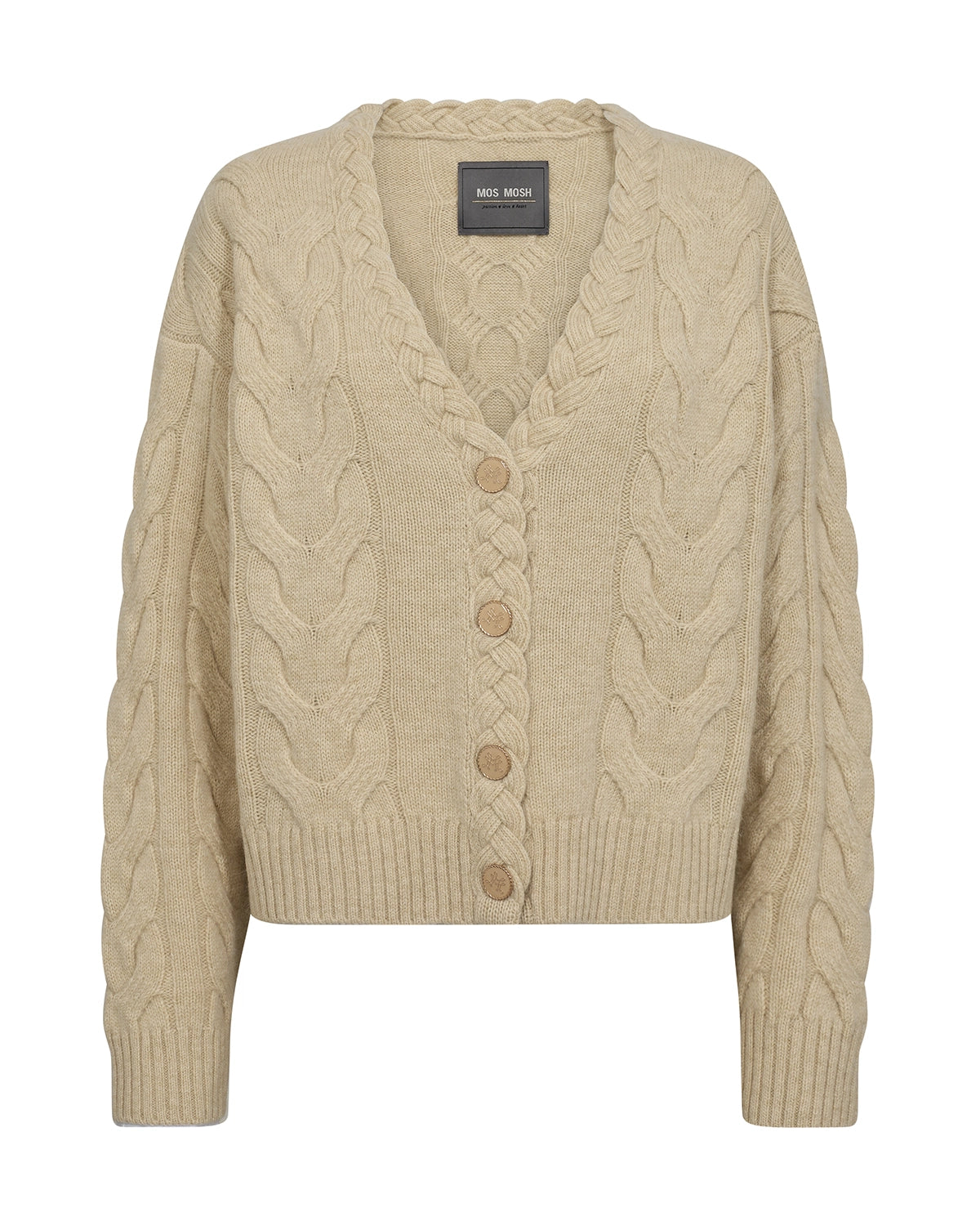 MOS MOSH | OTTILI KNIT CARDIGAN - BOULDER 173260