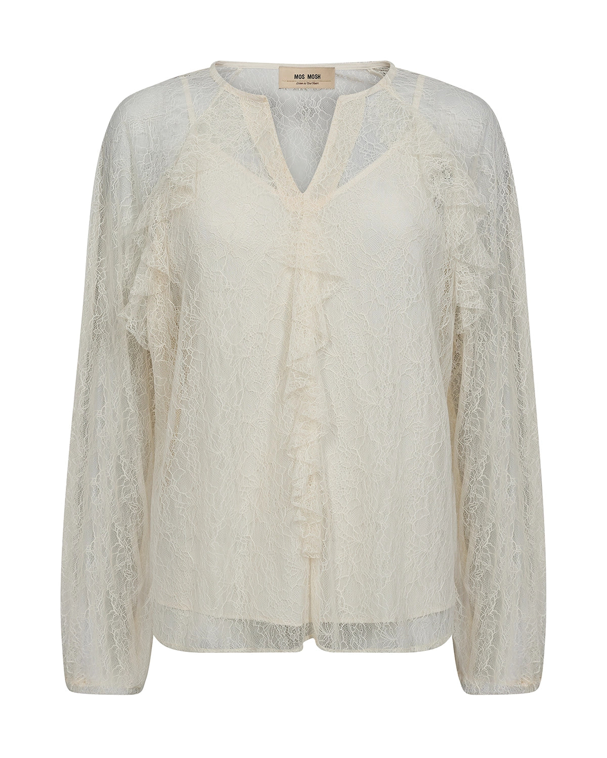 MOS MOSH | EIKA LACE BLOUSE - ECRU 173460