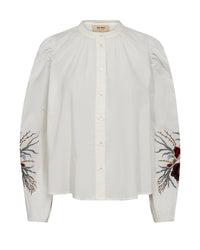 Mos Mosh | Mysa Popli Shirt - Ecru 173700