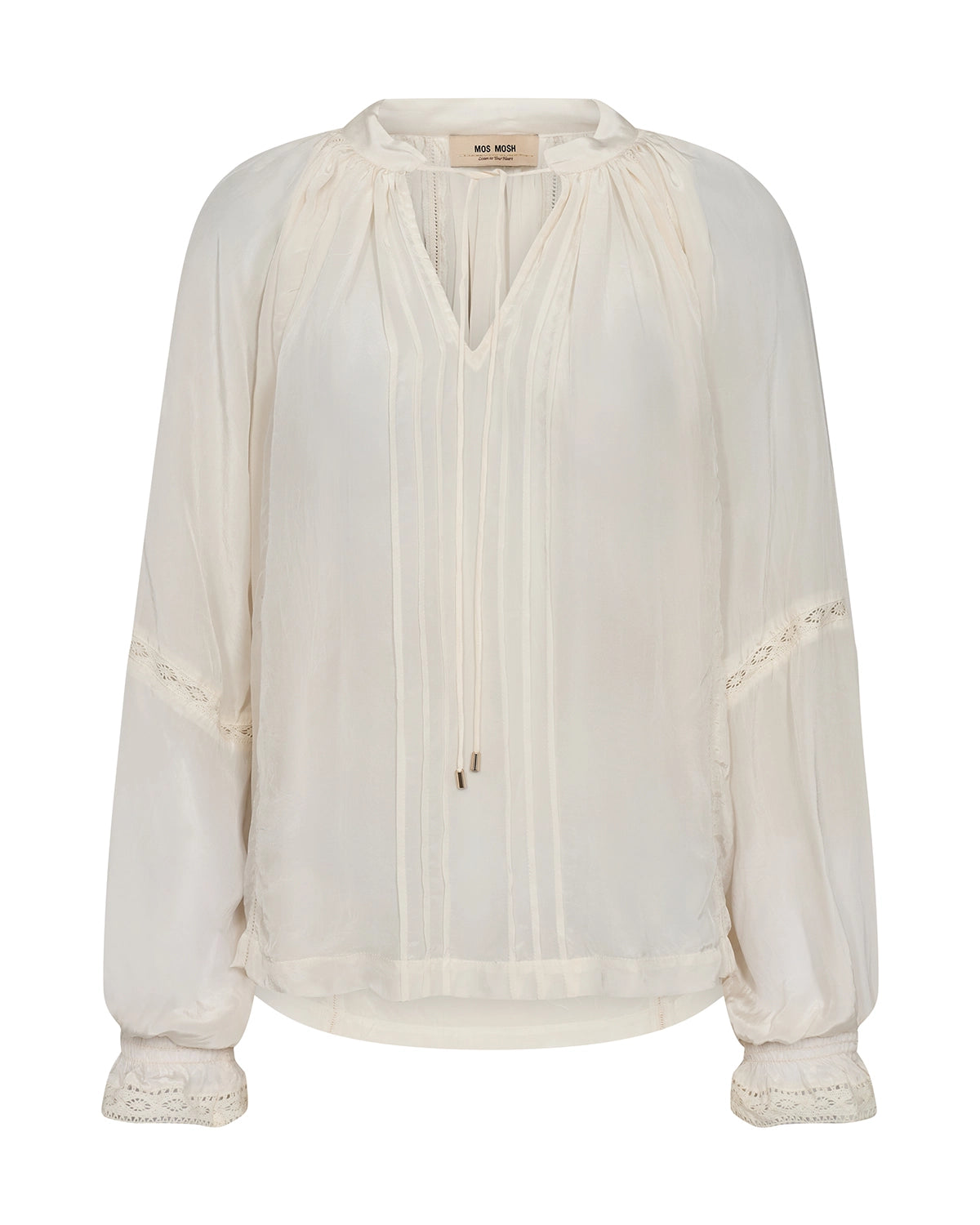 MOS MOSH | VUELLA  LS BLOUSE - ECRU 173760