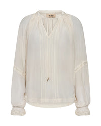 MOS MOSH | VUELLA  LS BLOUSE - ECRU 173760