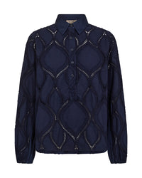 MOS MOSH | NOLIN CAMINNO SHIRT - MARITIME BLUE 174010