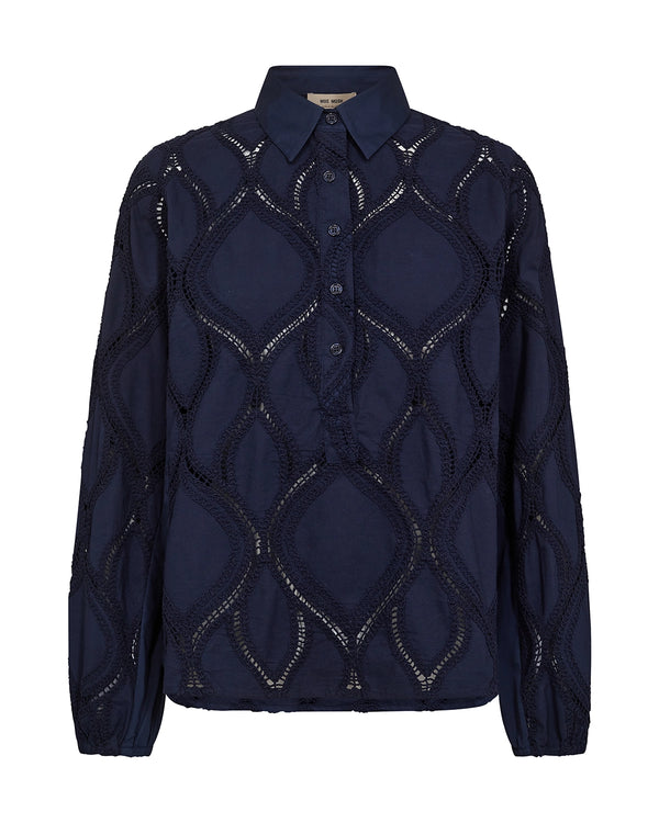 MOS MOSH | NOLIN CAMINNO SHIRT - MARITIME BLUE 174010