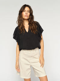 MOS MOSH | BATI LEN SHORTS - ECRU 176660