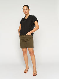 MOS MOSH | BATI LEN SHORTS - OLIVE NIGHT 176660
