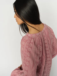 MOS MOSH | GATA ALLO BLOUSE - DUSTY ROSE 178200