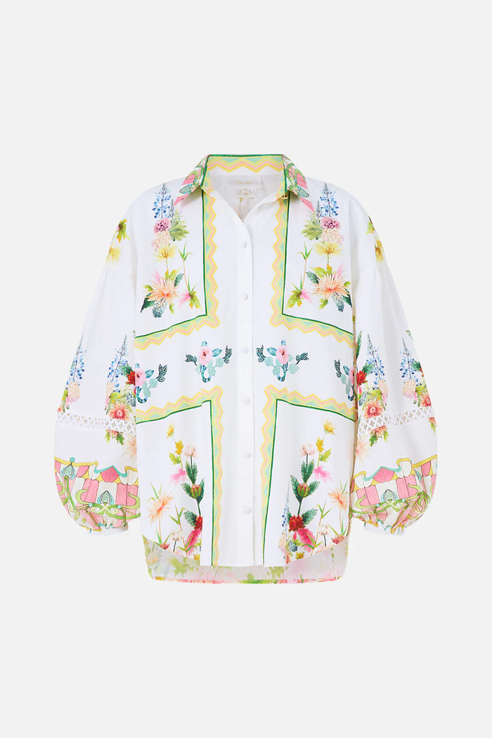 CAMILLA | THE CALL OF CATALONIA BALLOON SLEEVE BLOUSE