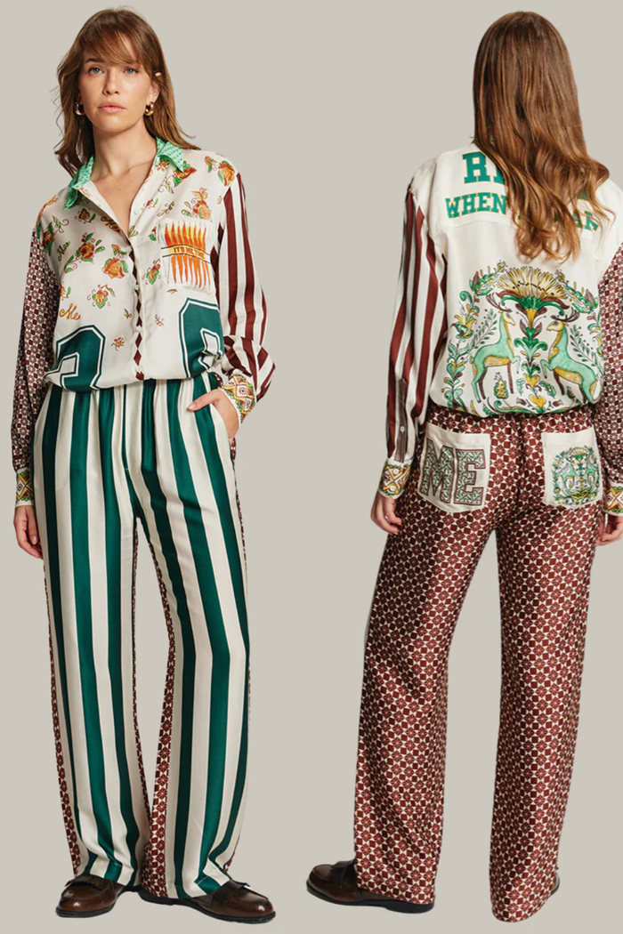 ME369 | Bailey Straight Leg Track - Sporty Jade 225L15802