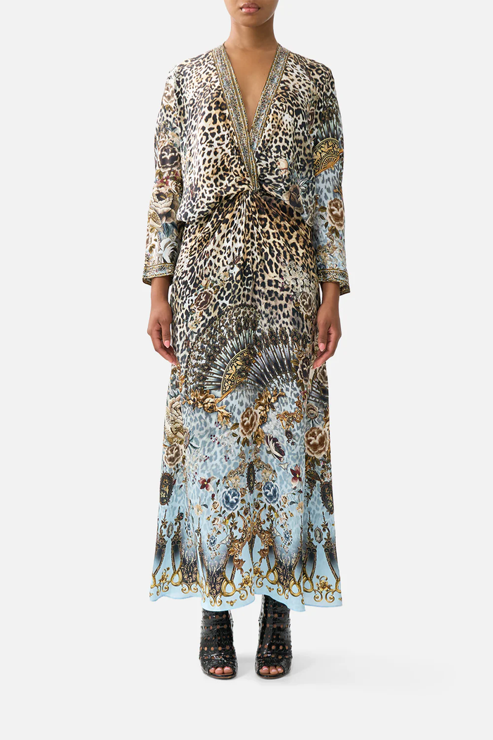 CAMILLA | FIESTA, SIESTA, REPEAT TWIST FRONT BATWING DRESS