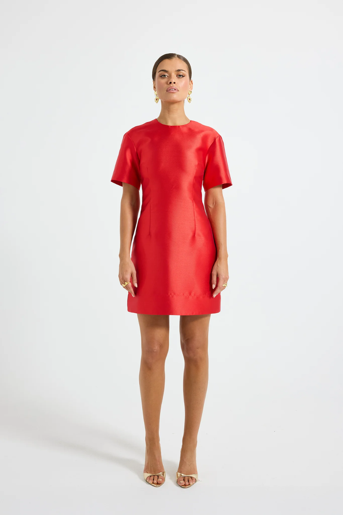 Pasduchas | Pippa Sleeve Mini Dress - Poppy
