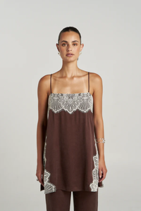Summi Summi | Florence Shift Top - Espresso