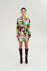 SUMMI SUMMI | LS ASH SHIRT DRESS - WONDERLAND