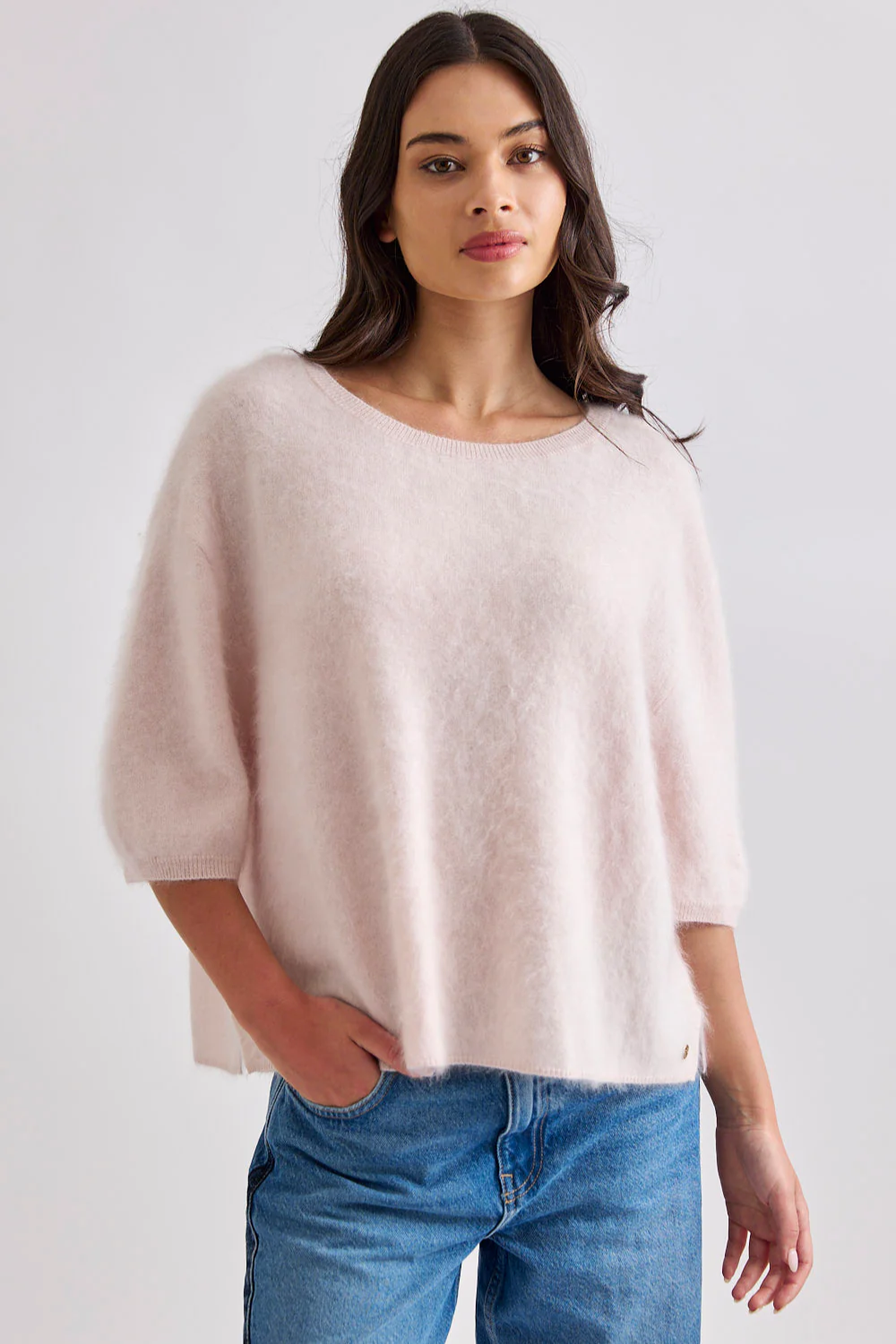 Mia Fratino | Eliza Tee - Baby Pink