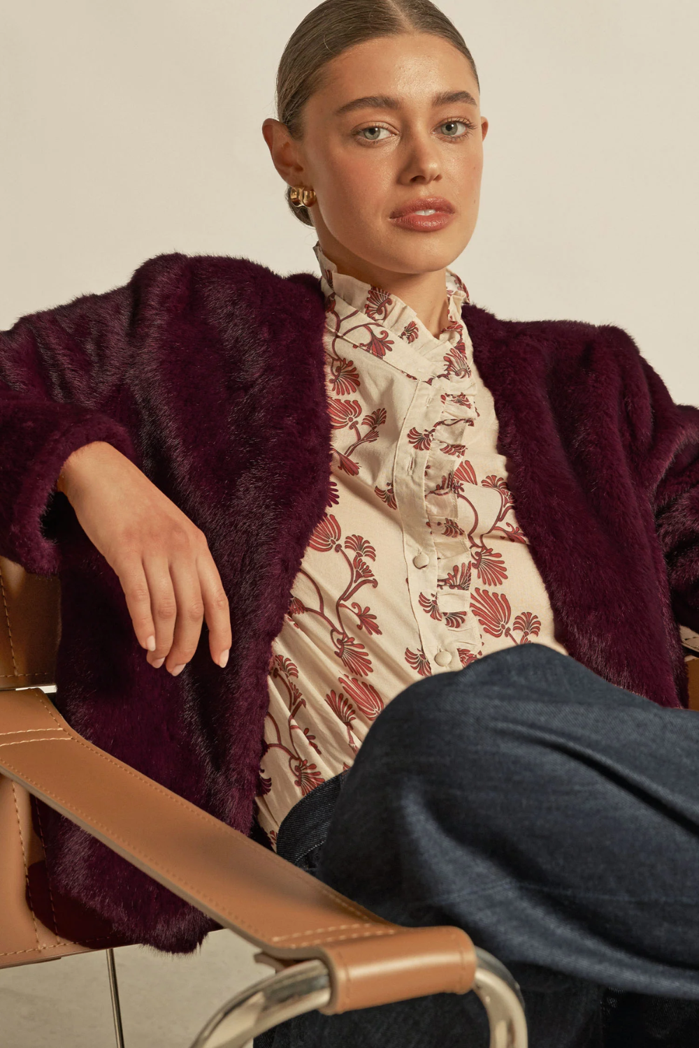 ZOE KRATZMANN |DUNE JACKET | BERRY