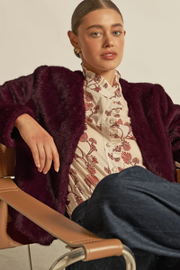 ZOE KRATZMANN |DUNE JACKET | BERRY