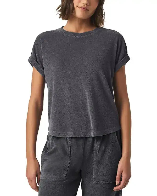 Splendid Taryn Terry Short Sleeve Tee in Ink