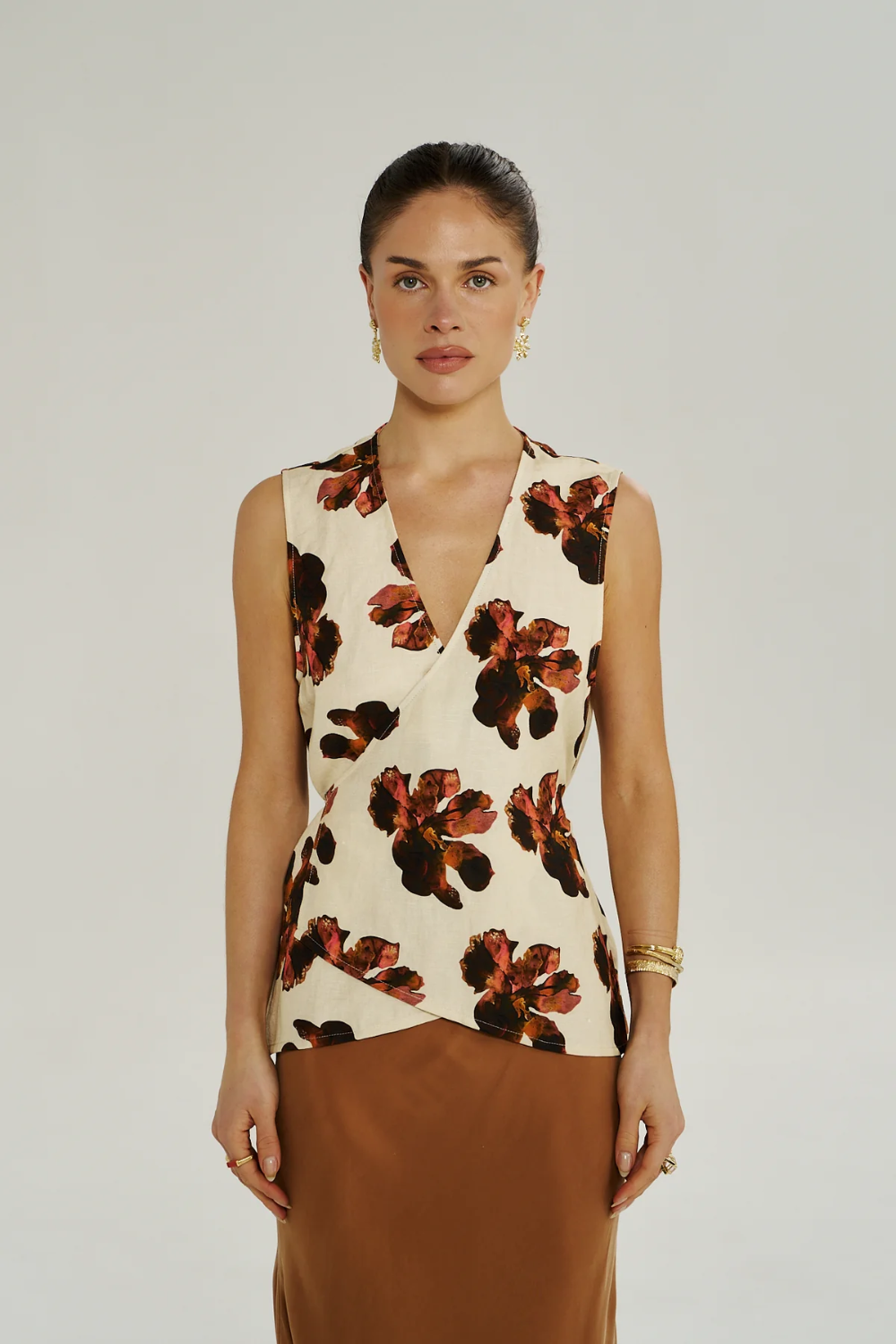 SUMMI SUMMI | WRAP VEST - BUTTER FLEUR