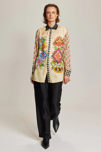 ME369 | Ella Boyfriend Shirt - Jeans Lycra 225L31429