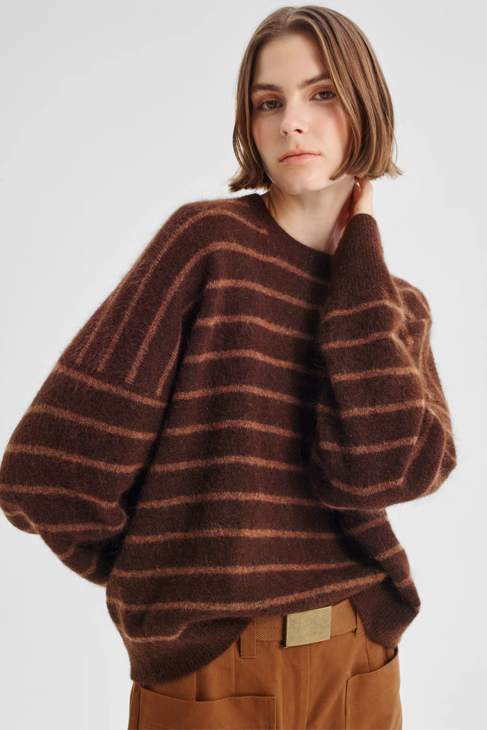 Morrison | Albi Knit Pullover - Toffee