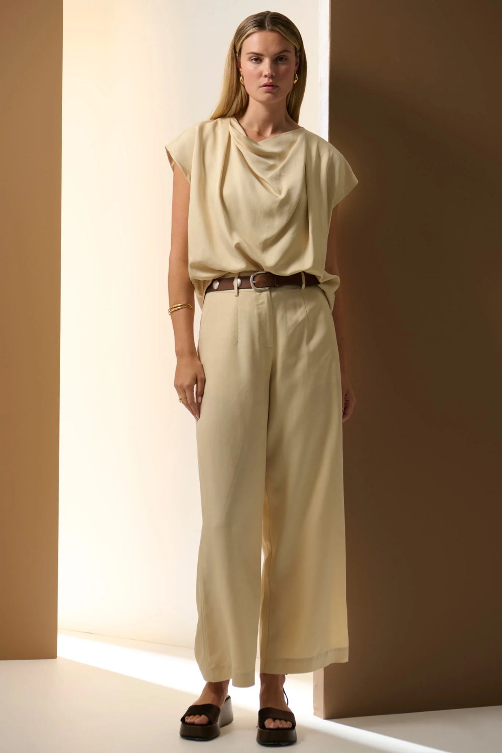POL | NUBO PANT - PEBBLE