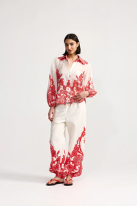 Aston Studio | Vivian Blouse - Ruby Antique