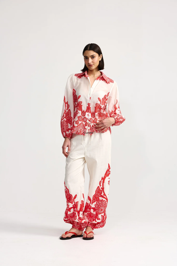 Aston Studio | Vivian Blouse - Ruby Antique