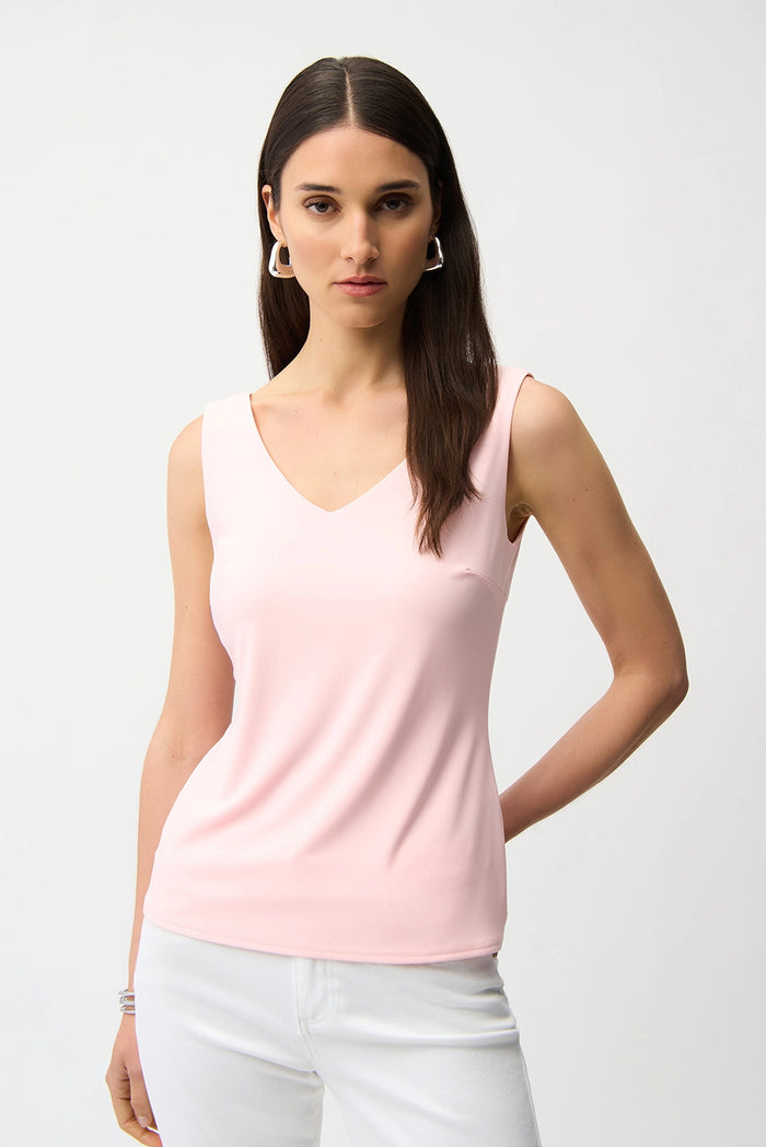 Joseph Ribkoff |Classic V-neckline Cami - Petal Pink 201546S26