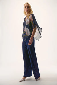Joseph Ribkoff | Signature | Wide-Leg Pants - Midnight Blue 221340F25