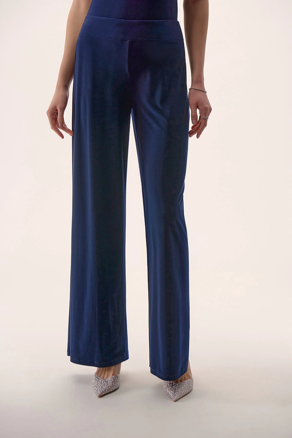 Joseph Ribkoff | Signature | Wide-Leg Pants - Midnight Blue 221340F25