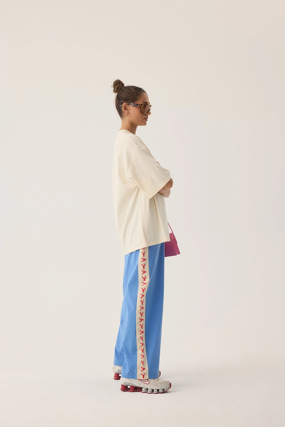 Araminta James | Lobster Oversized Tee - Natural