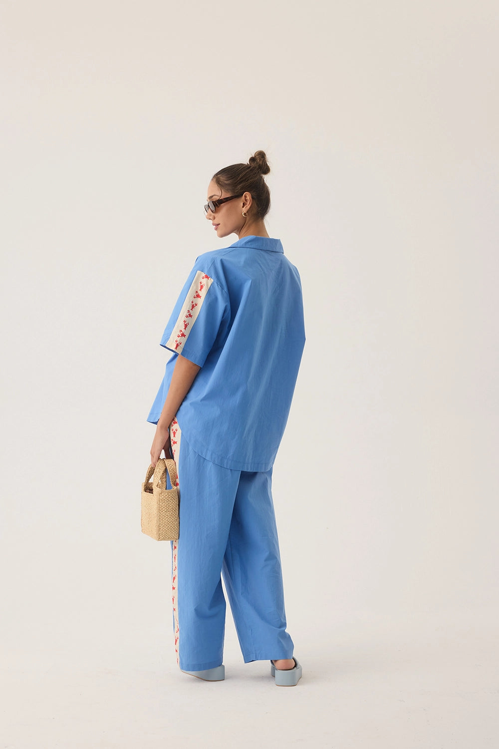 Araminta James | Lobster Shirt - French Blue